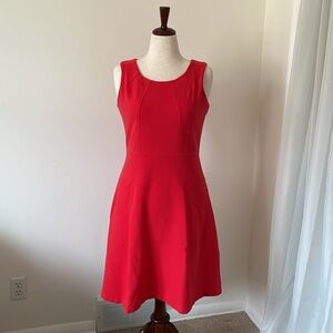 Talbots - Roma Red Edie Dress in Ottoman Knit - Petite M